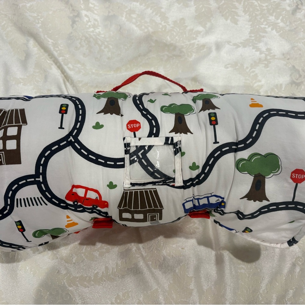 Kids Traffic-Themed Pillow